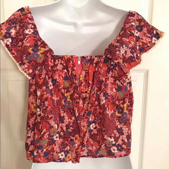 🆕 COTTON CANDY La Off Should Crop Top Bustier - Picture 6 of 7